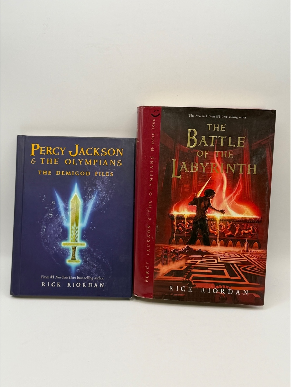 Percy Jackson and the Olympians The Demigod Files and The Battle of the Labyrin